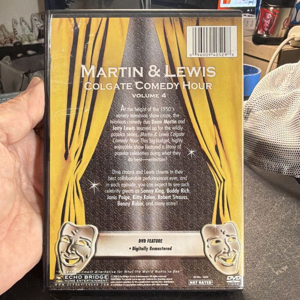 Martin & Lewis Colgate Comedy Hour Vol 4 DVD Remastered Martin Lewis NR - Picture 2 of 4